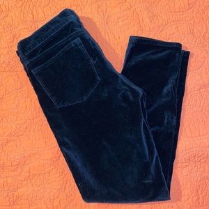 J.Crew Navy Blue Toothpick Jeans/Cords, Sz 28